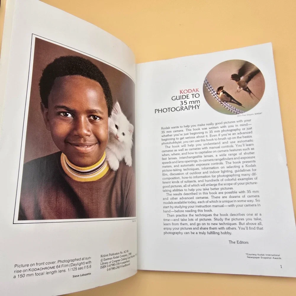Kodak Guide to 35mm Photography Techniques for Better Pictures Book Soft Cover‎